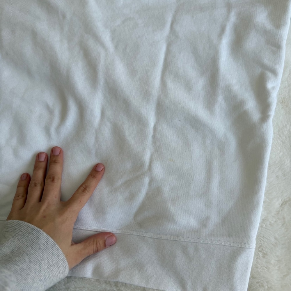 Lululemon Perfectly Oversized Crewneck White Size 4 - Picture 8 of 10